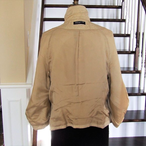 Jones New York Beige Gold Jacket XL 16 - Picture 6 of 7